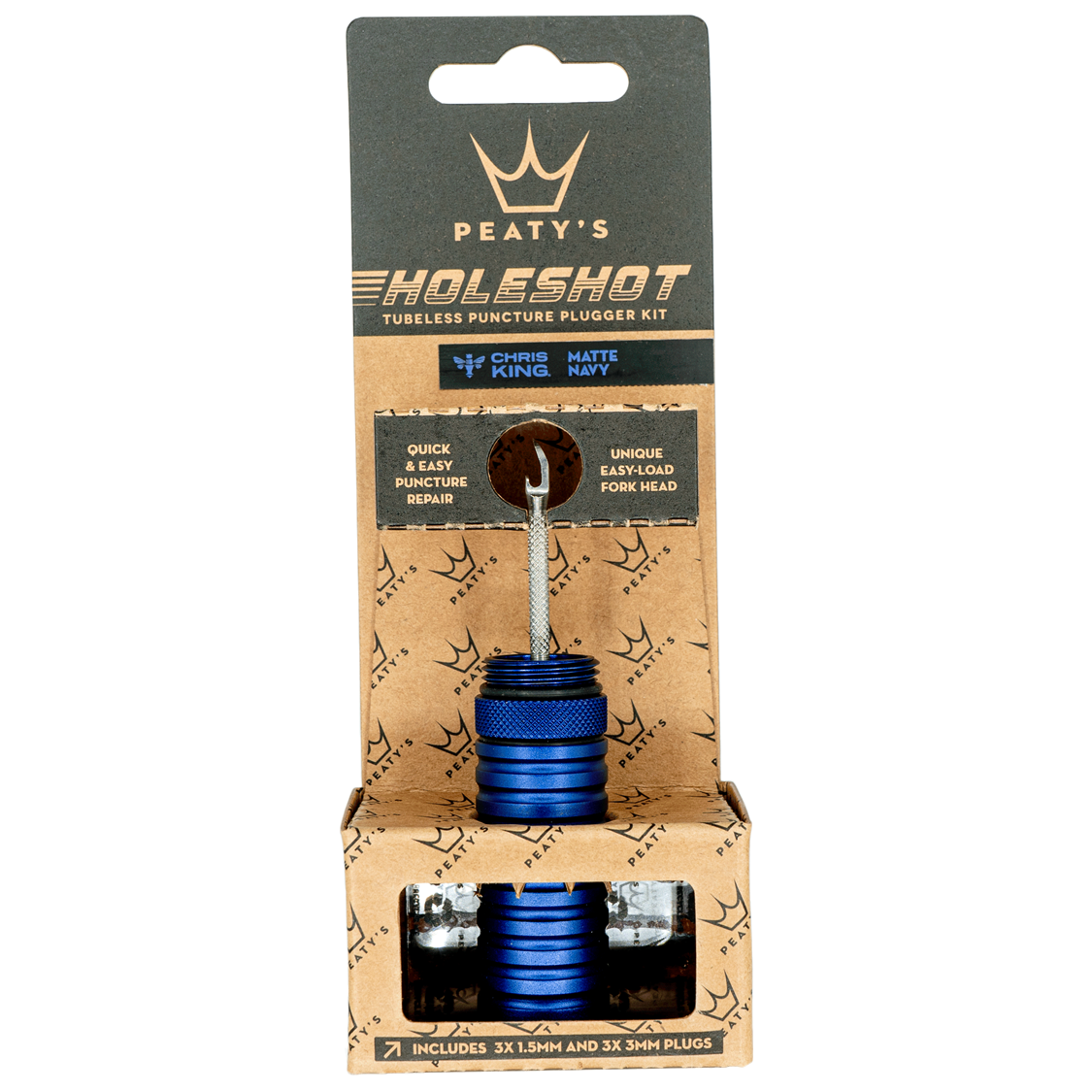 Peaty's Holeshot Tubeless Plugger Kit - Navy