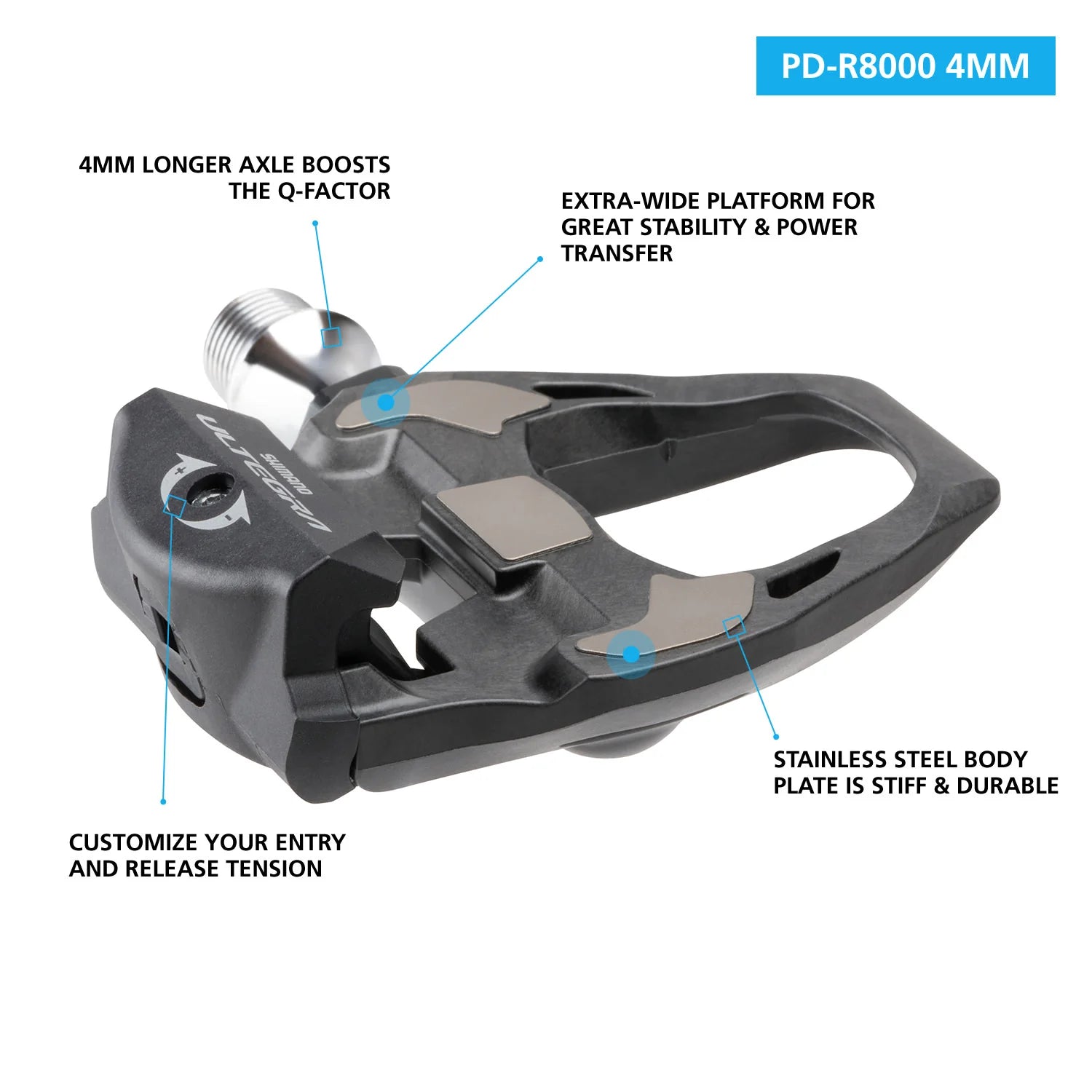 Shimano Ultegra PD-R8000 SL Carbon Road Pedals
