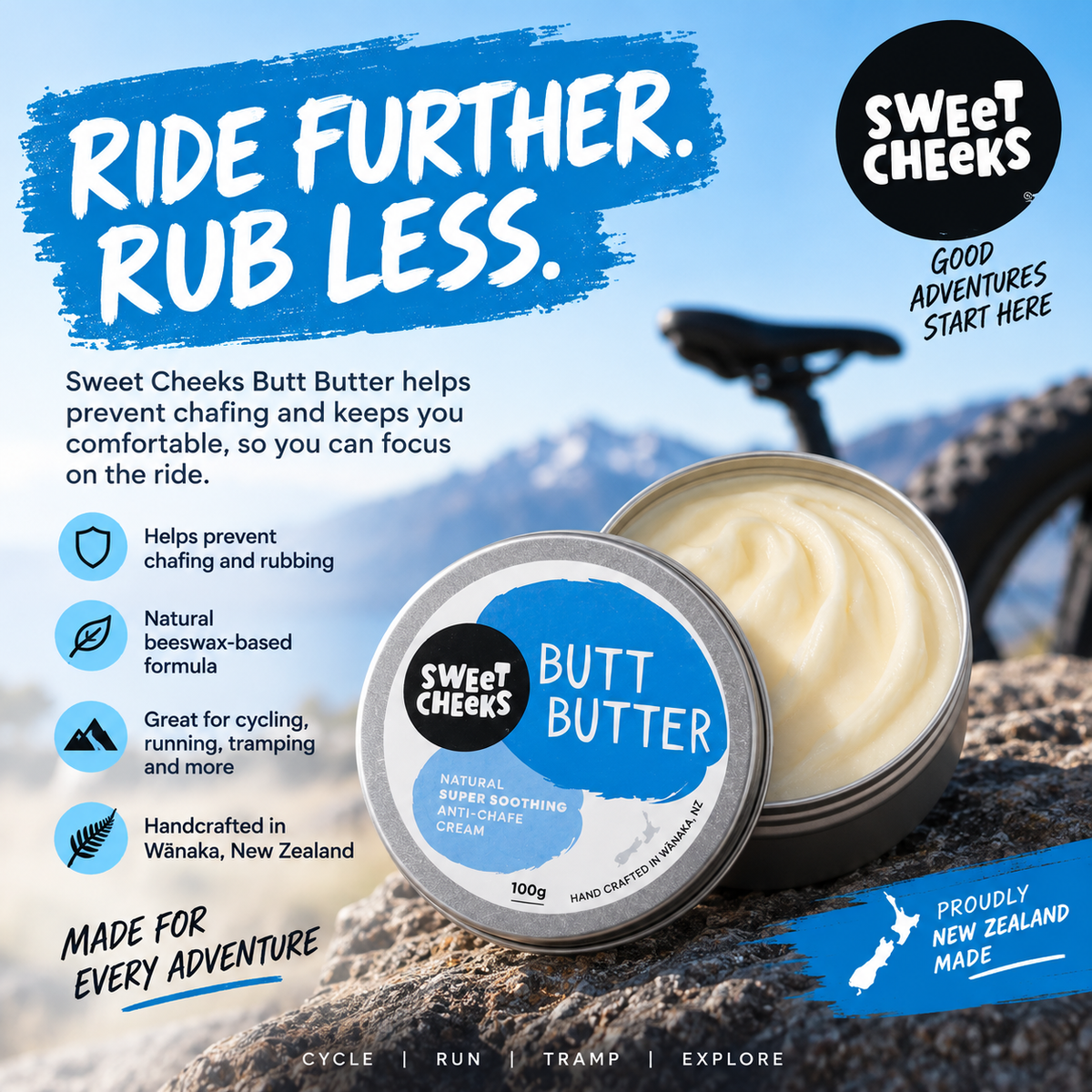 Sweet Cheeks Butt Butter Anti-Chafing Cream