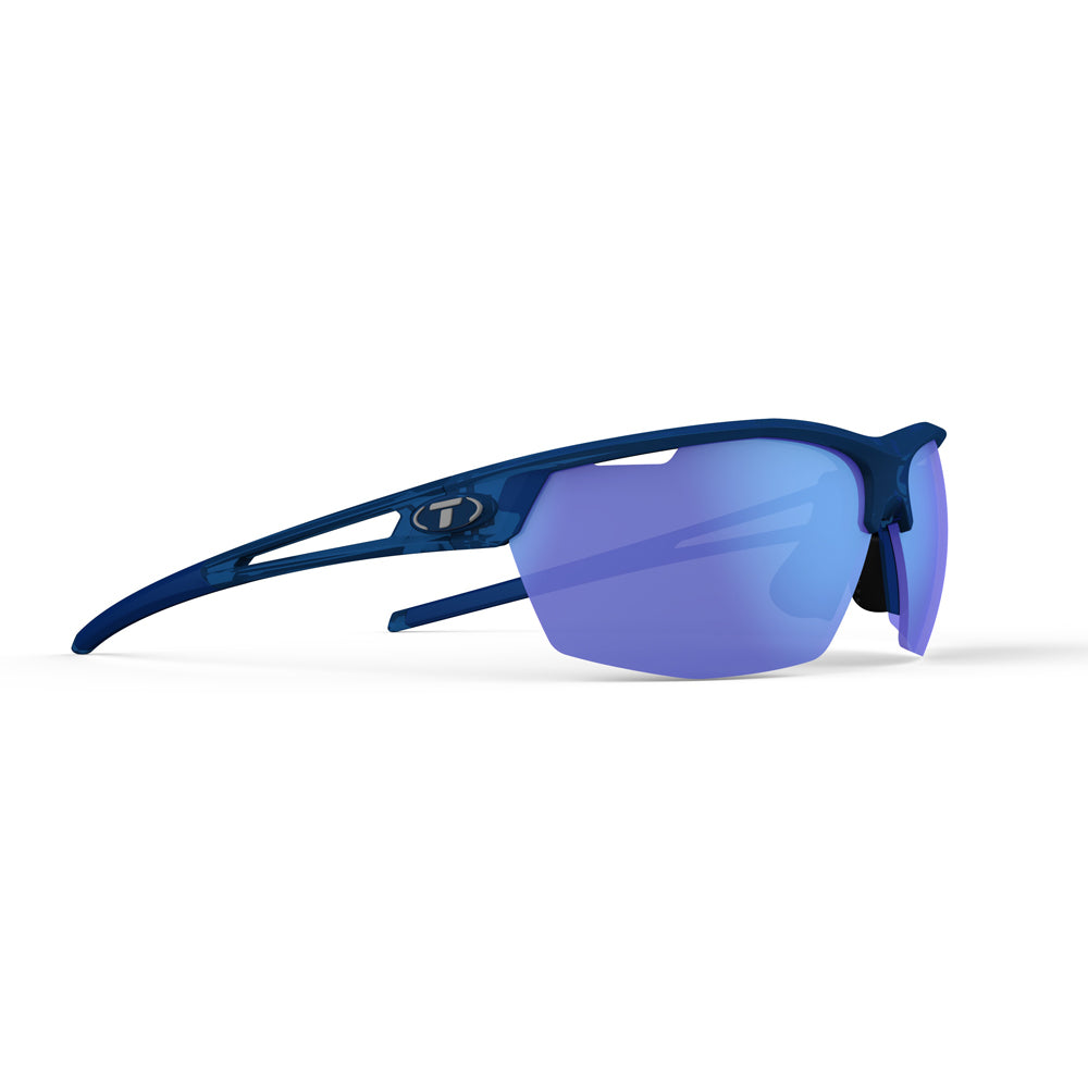 Tifosi Navar Sunglasses Midnight Vapor with Sky Blue Mirror Lens
