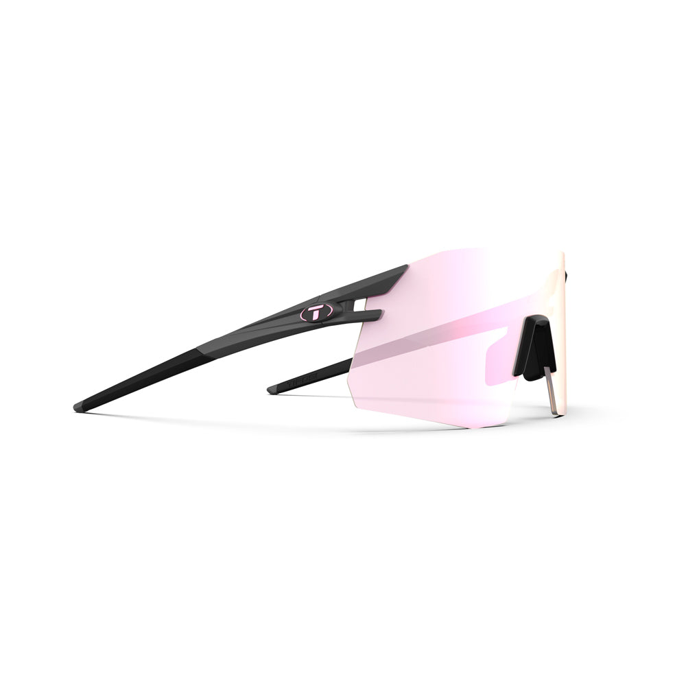 Tifosi Moab XC Sunglasses Matte Gunmetal with Clarion Pink Fototec Lens
