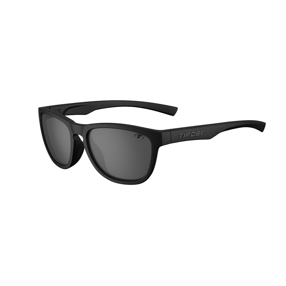 Tifosi Swank S Sunglasses Blackout with Smoke no Mirror Lens
