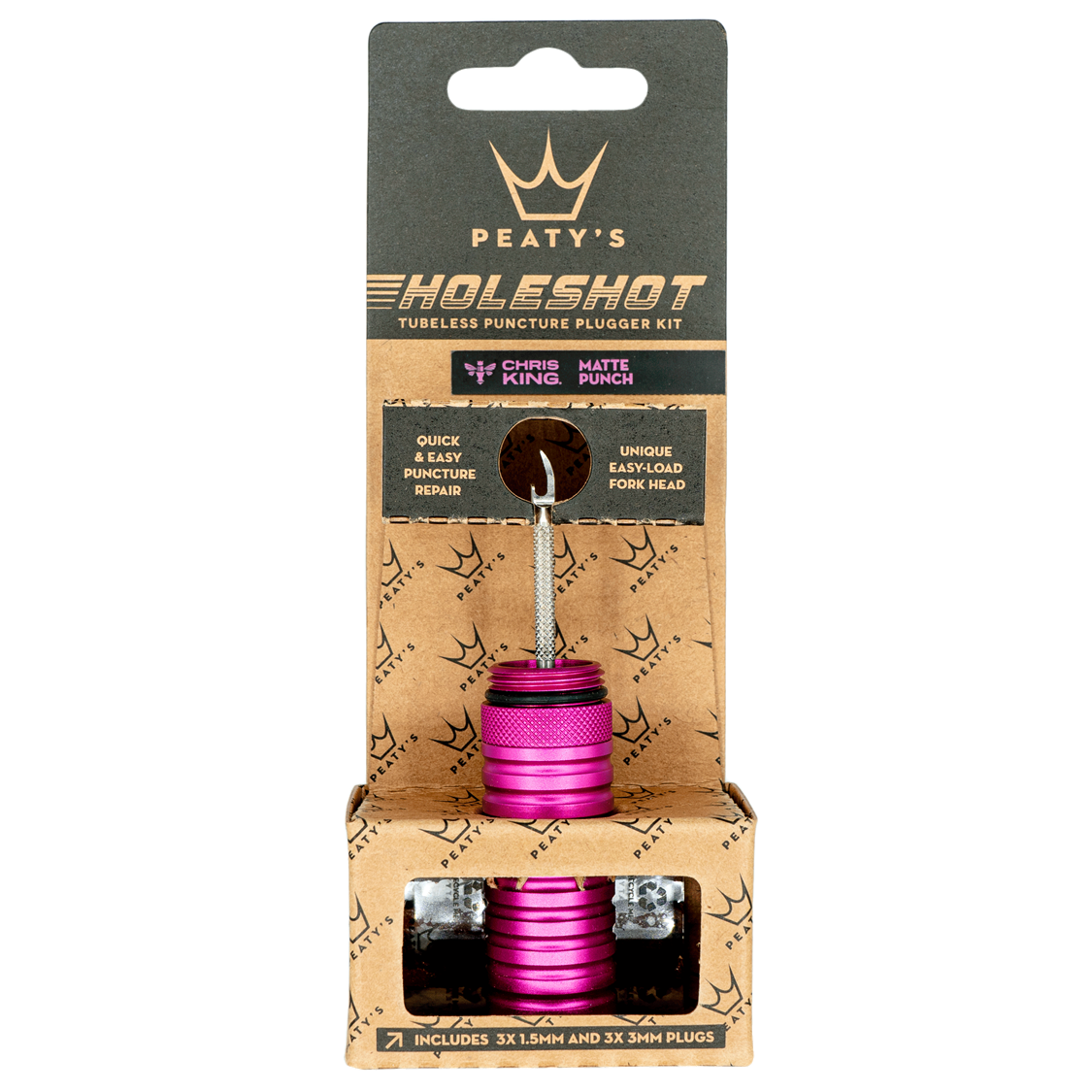 Peaty's Holeshot Tubeless Plugger Kit- Punch