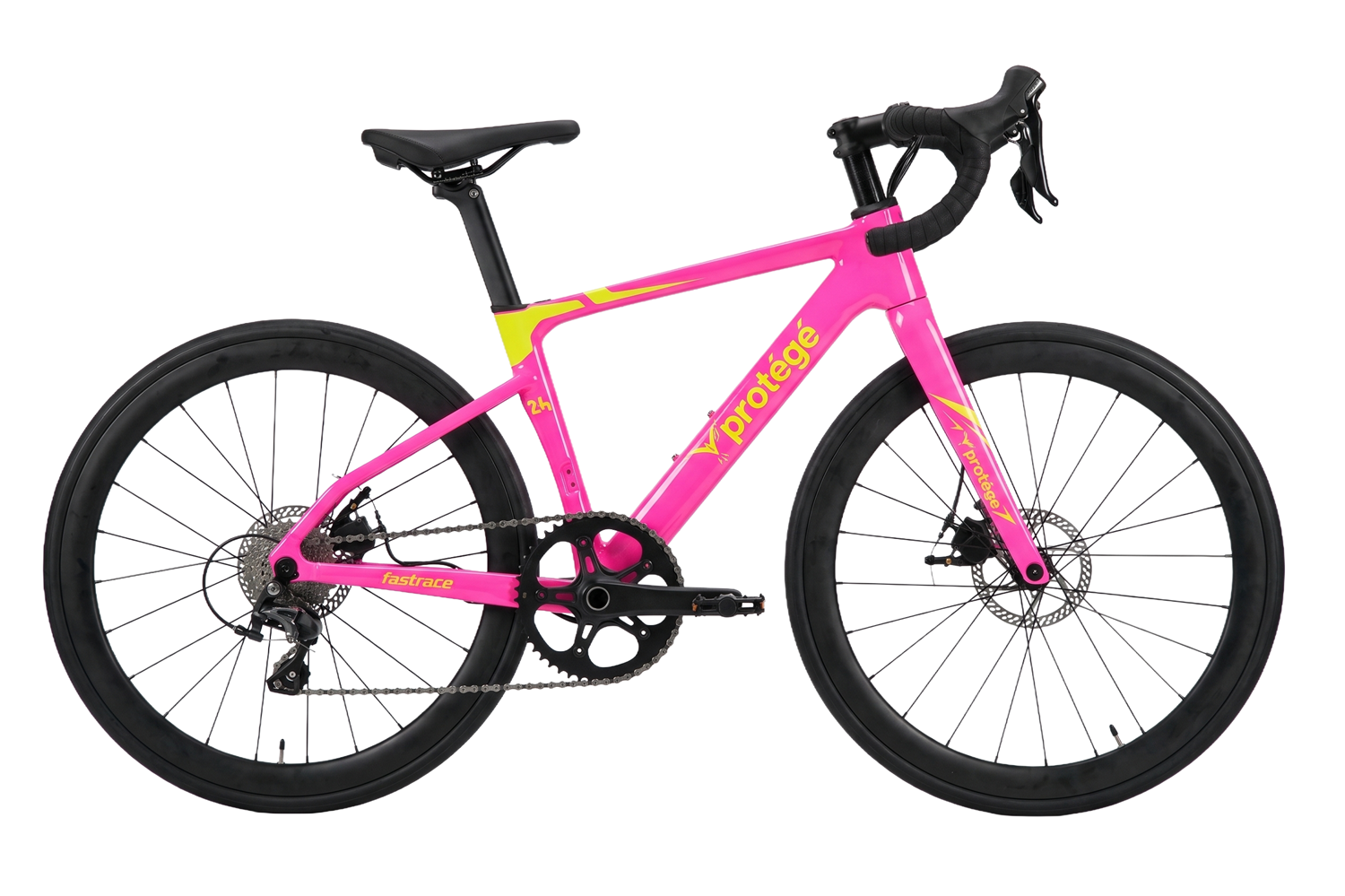 Protege Fastrace 24 Kids Road Bike - Pink-Green_2