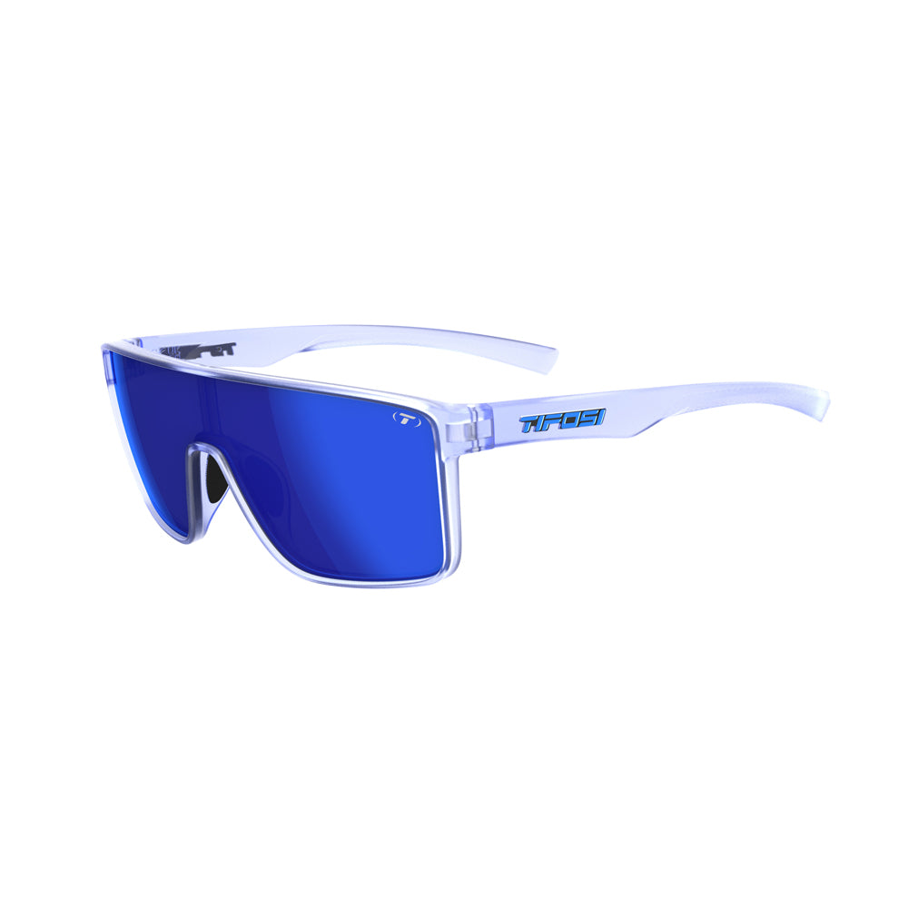 Tifosi Sanctum Sunglasses Ice Blue with Cobalt Blue Mirror Lens
