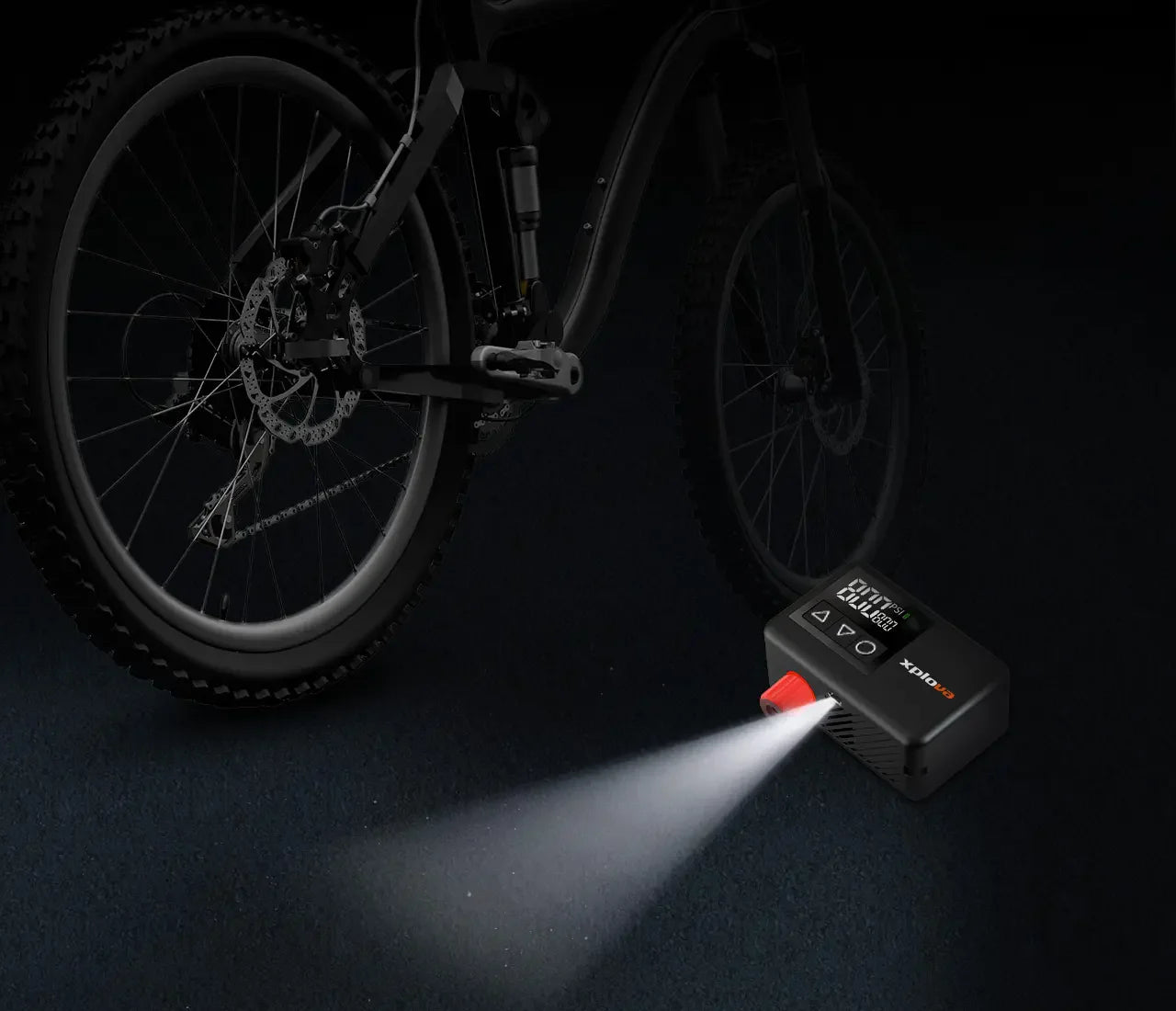 Xplova MP1 Smart Electric Mini Pump - Compatible with Presta/ Schrader valve