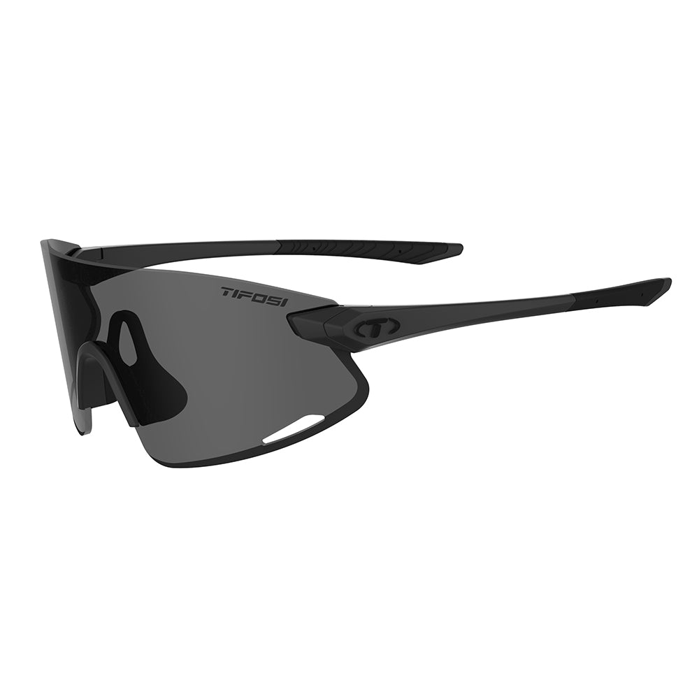 Tifosi Vogel XC Sunglasses Blackout with Smoke No Mirror  Lens
