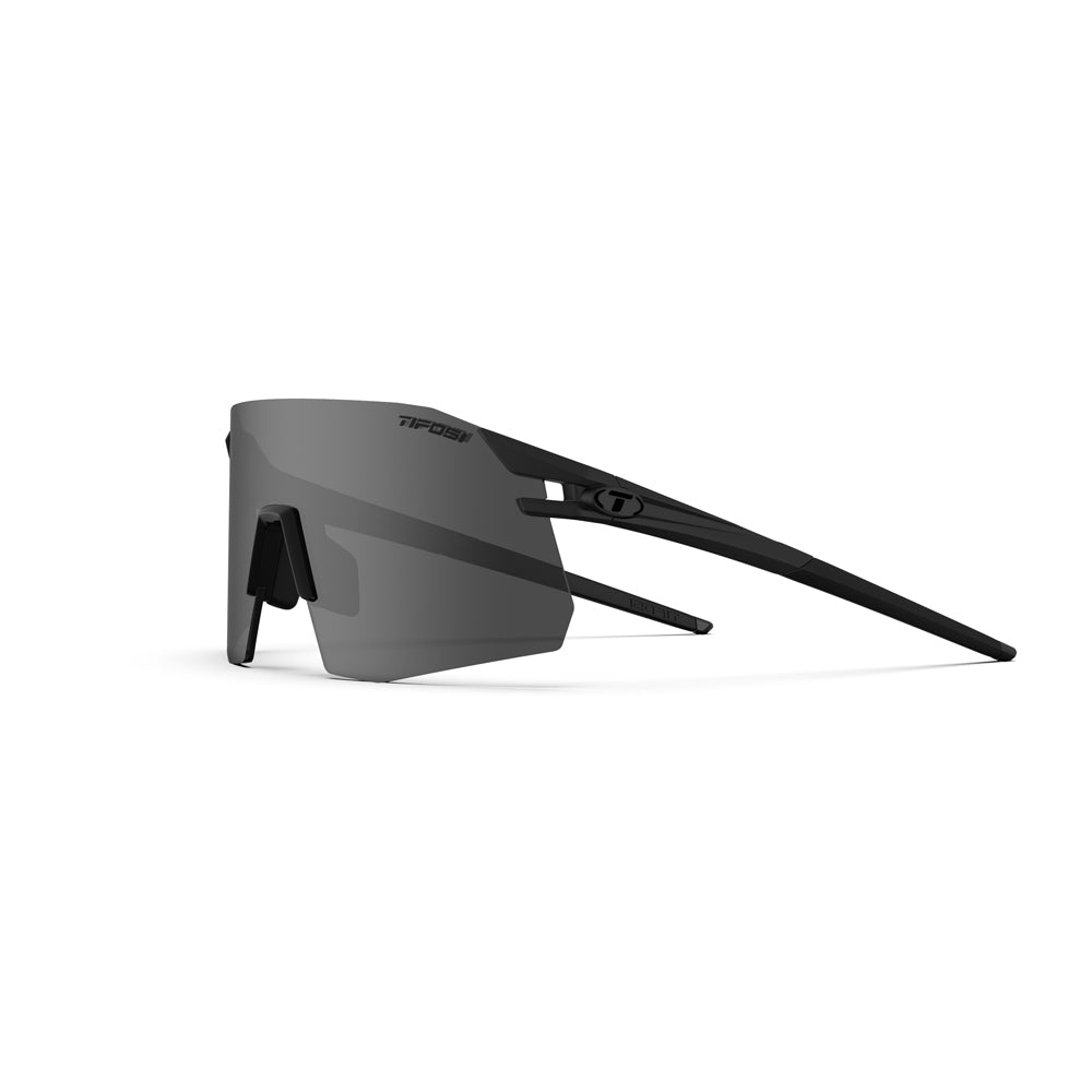 Tifosi Moab XC Sunglasses Blackout with Smoke, AC Red and Clear Lens
