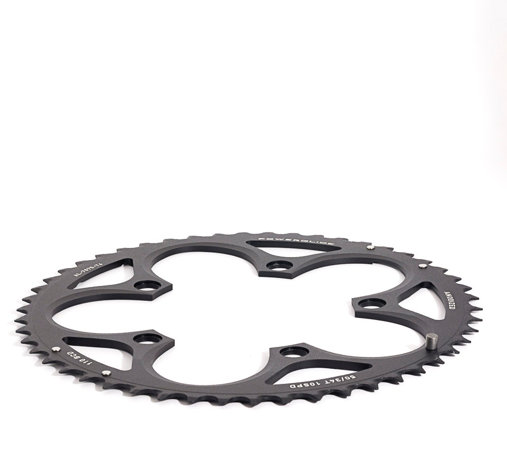 SRAM Chain Ring Road 50 / 34 Tooth 110 B V2 Aluminium 4mm Black