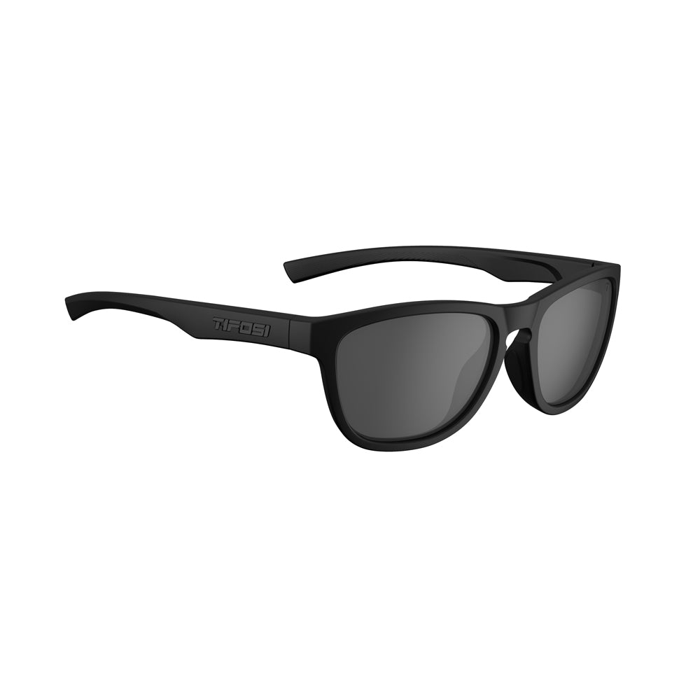 Tifosi Swank S Sunglasses Blackout with Smoke no Mirror Lens

