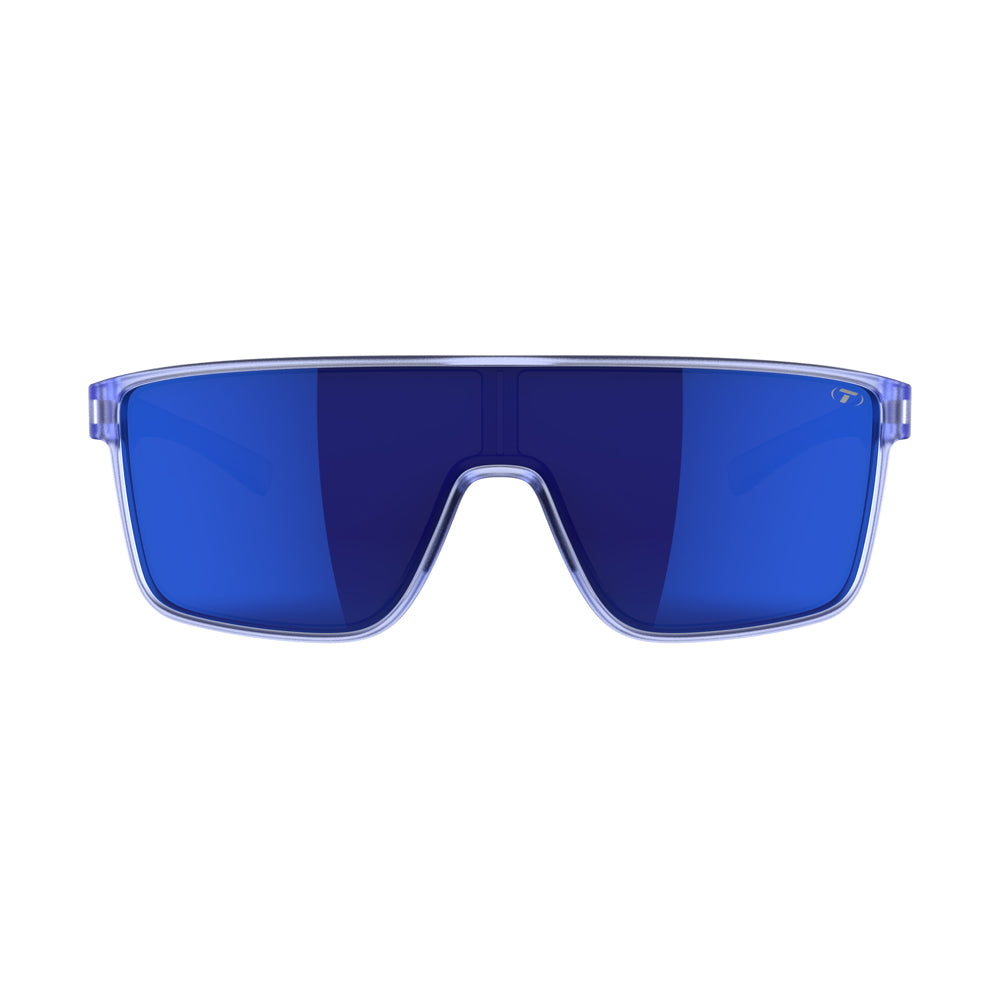 Tifosi Sanctum Sunglasses Ice Blue with Cobalt Blue Mirror Lens

