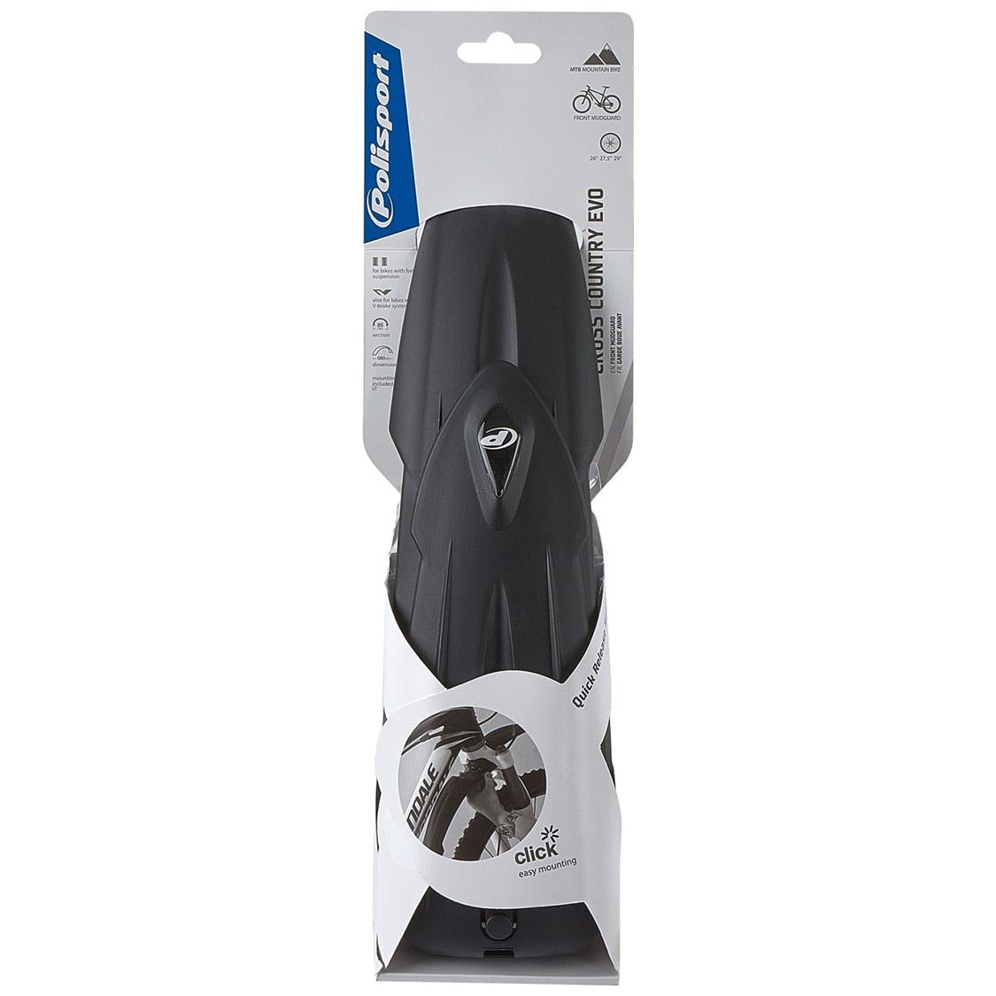 Polisport Cross Country Evo Front Mudguard Black 6