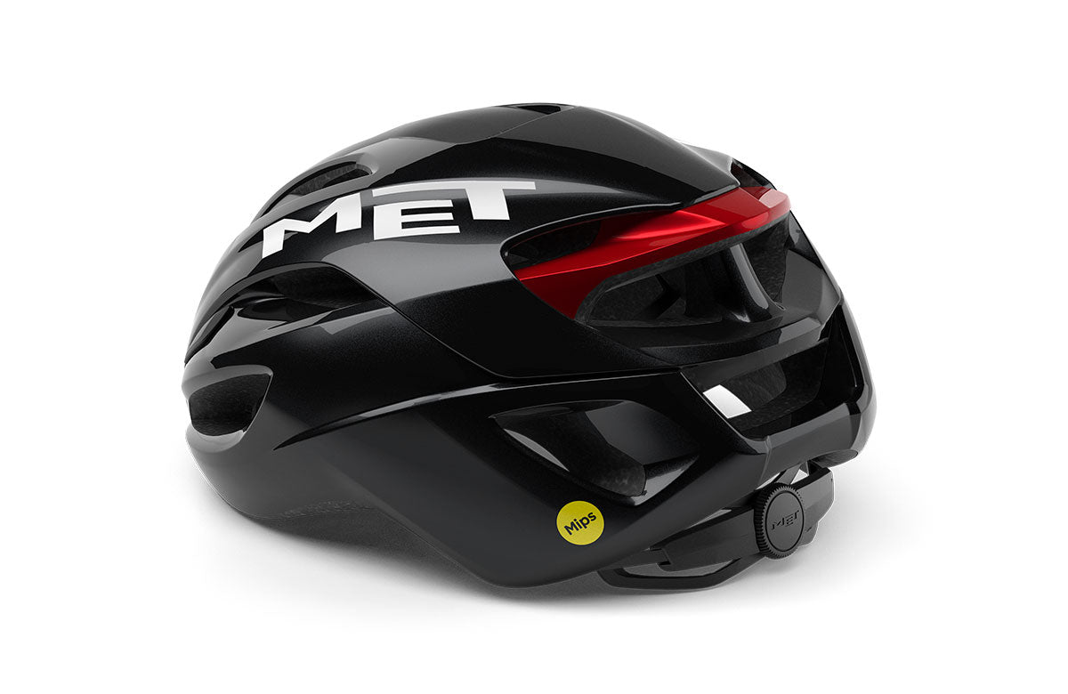 MET Rivale MIPS Black Red Gloss 3