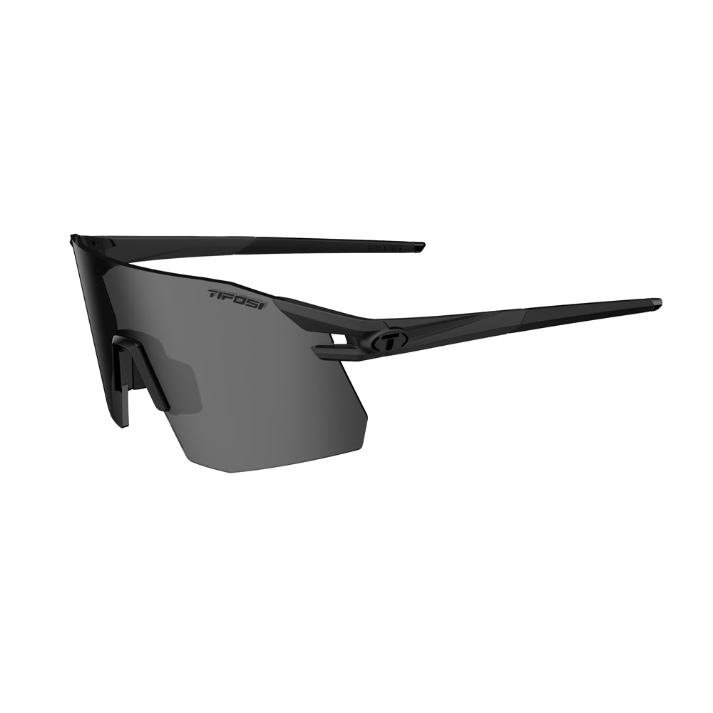 Tifosi Moab XC Sunglasses Blackout with Smoke, AC Red and Clear Lens
