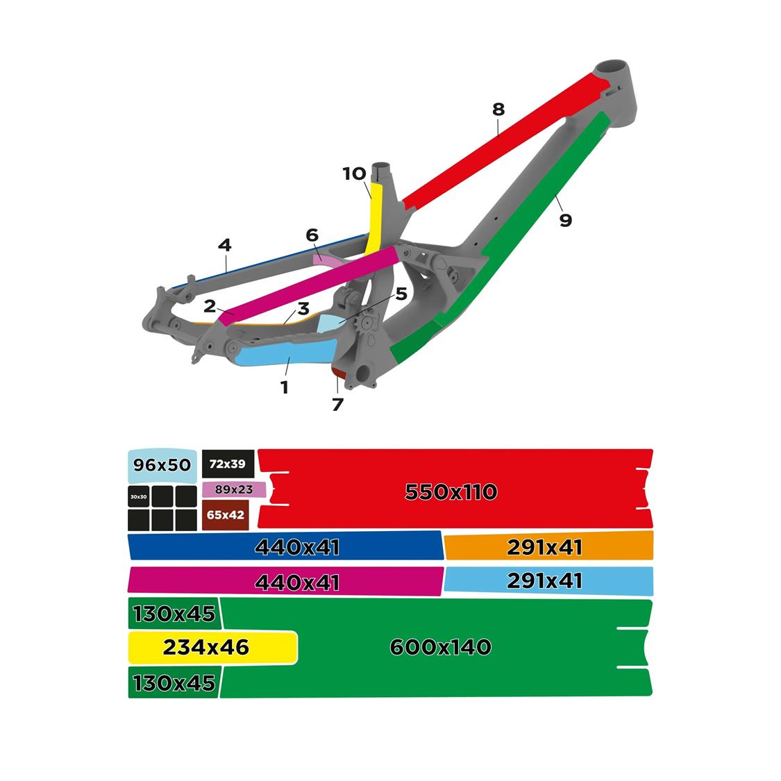 Slicy frame protection ALL-MOUNTAIN  ENDURO DH 3