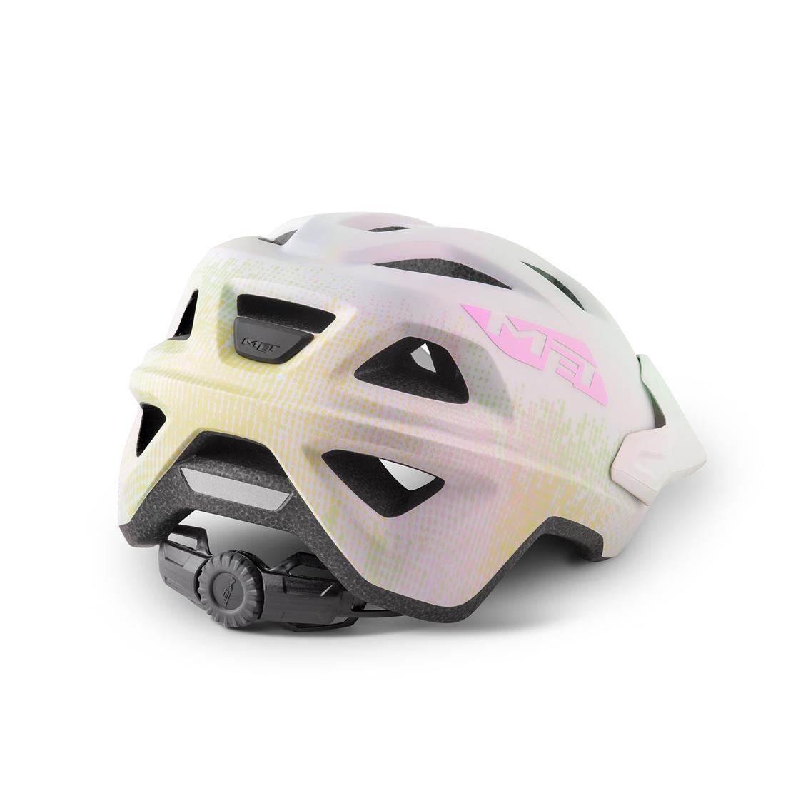 MET Youth Eldar Helmet Iridescent White 3