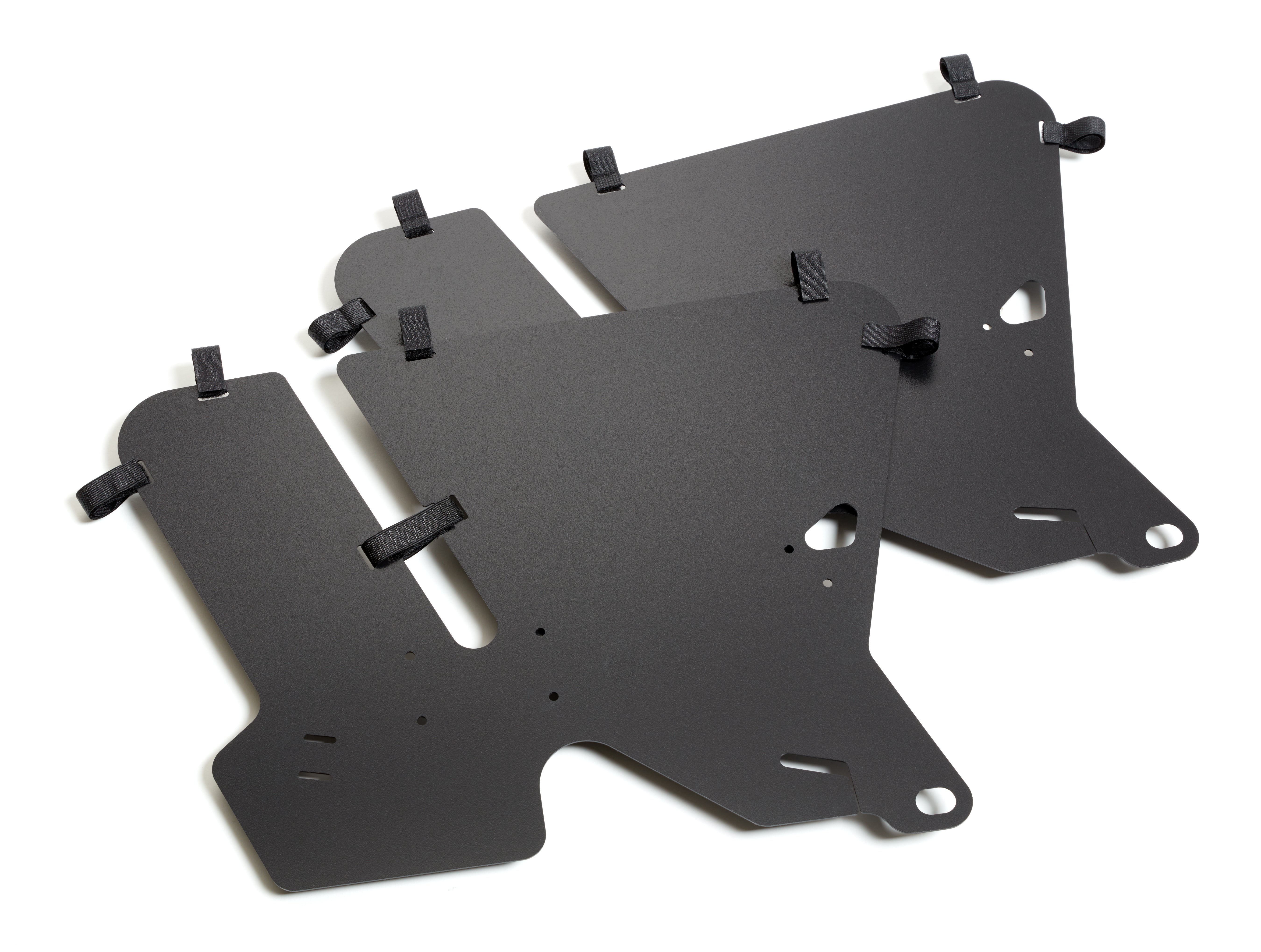 46ER POLY WHEEL GUARD SET BLACK