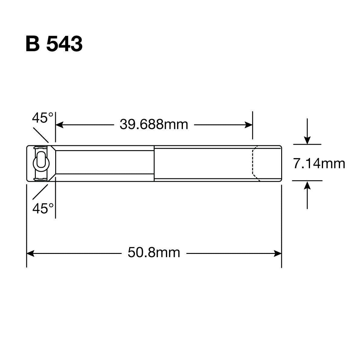 Enduro HS Bearing 1-5/16" x 1 3/4" x 9/32" SS