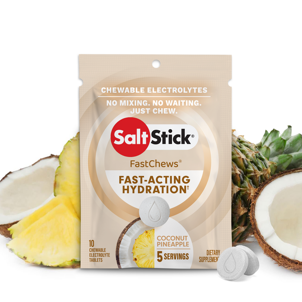 Saltstick FastChews - 1 Box with 12 packs of 10 Chews