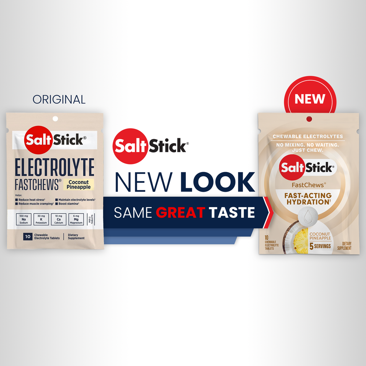 Saltstick FastChews - 1 Box with 12 packs of 10 Chews