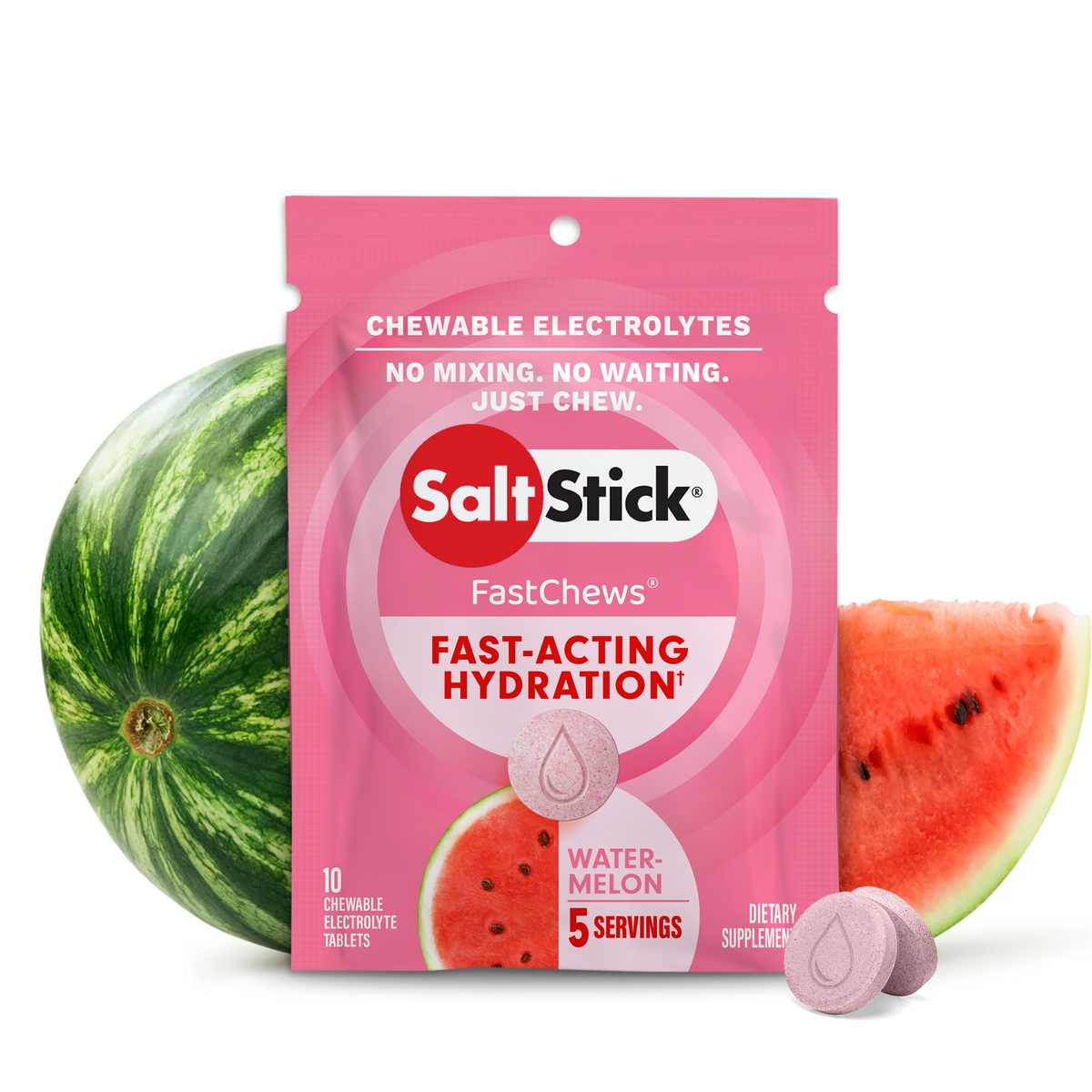 Saltstick FastChews - 1 Box with 12 packs of 10 Chews