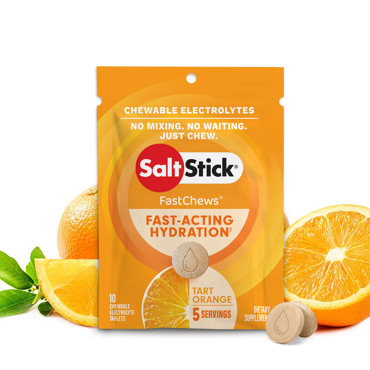 Saltstick FastChews - 1 Box with 12 packs of 10 Chews