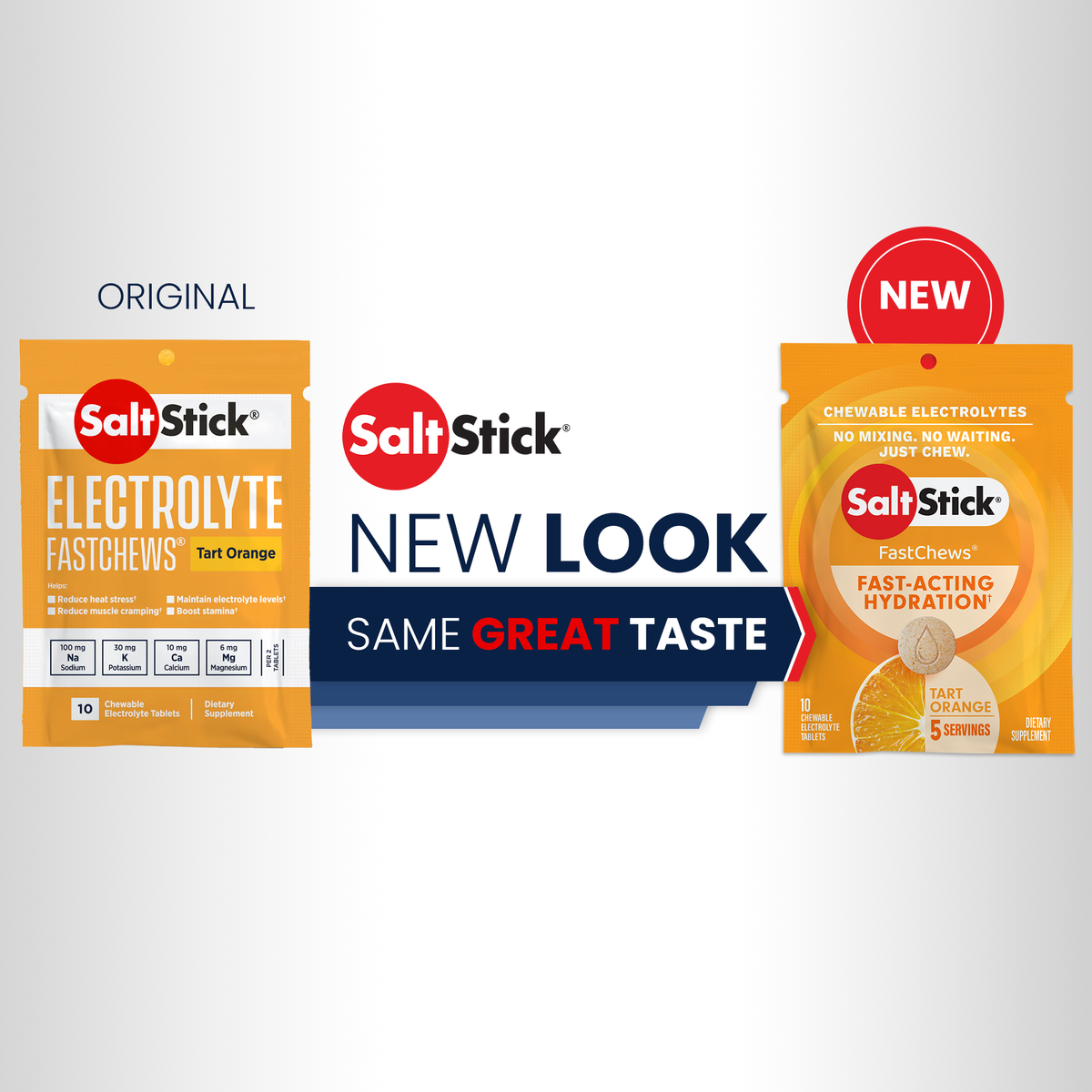 Saltstick FastChews - 1 Box with 12 packs of 10 Chews