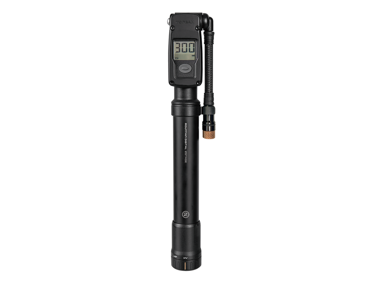 Topeak Mountain Digital 2-Stage 300psi Suspension Pump
