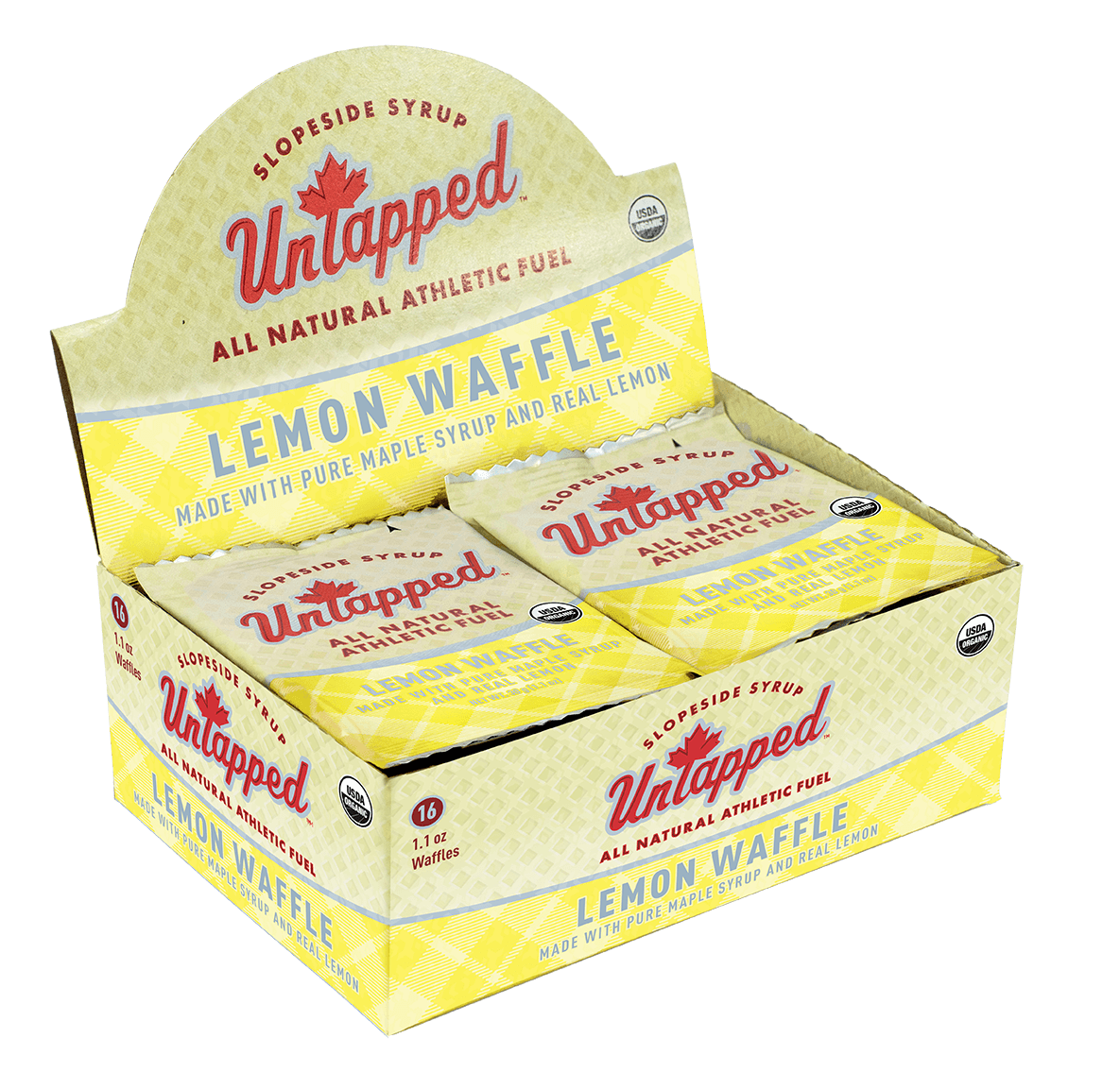 UnTapped Lemon Waffles Box of 16