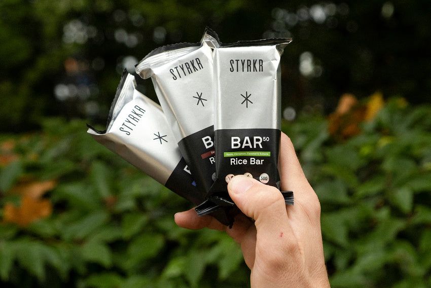 Styrkr BAR50 Energy Dark Chocolate Chip 12 Box