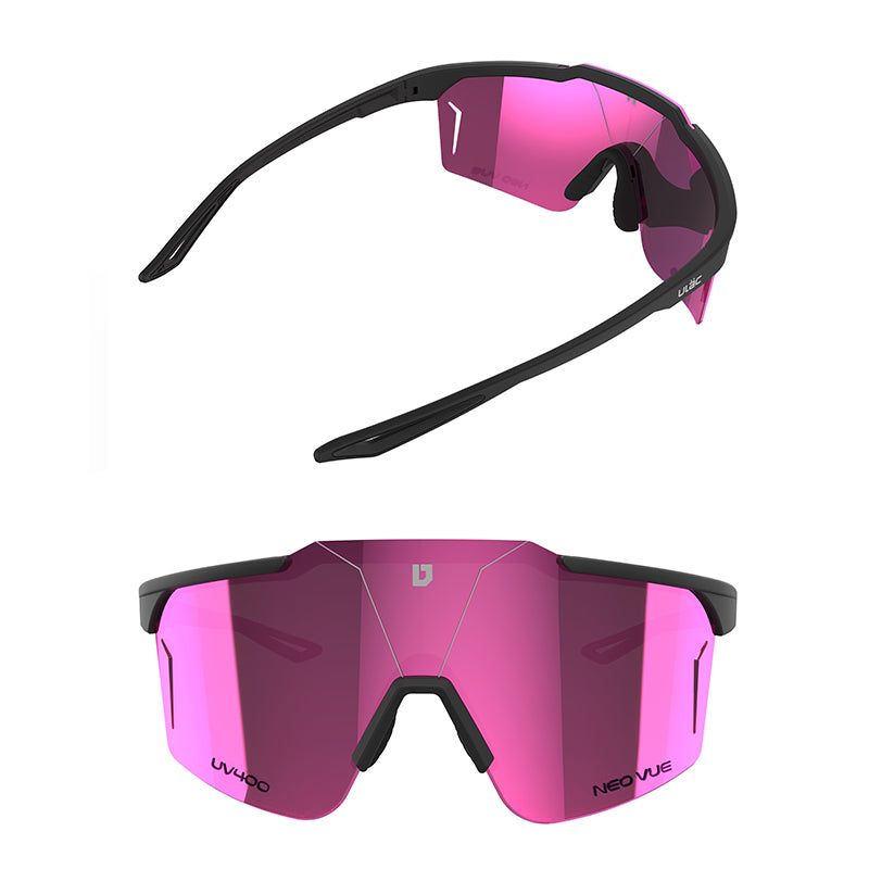 ULAC Neo Vue Raijin Jet Black / Electric Pink Photochromic