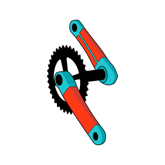 Ridewrap Covered-MTB Crank