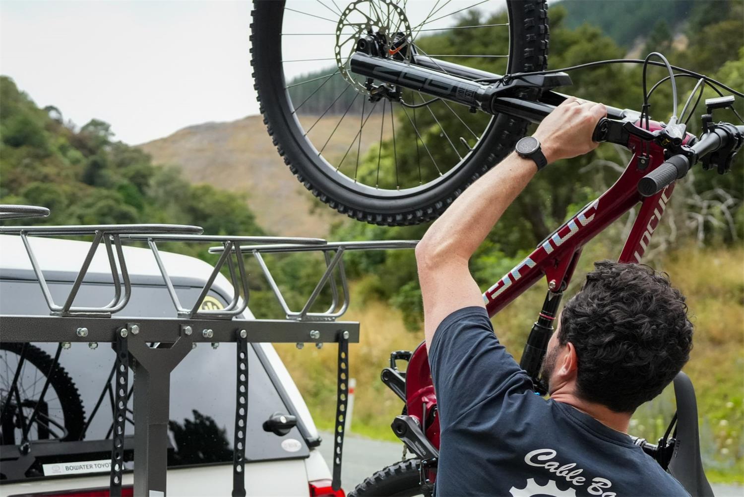 Maverack 4-Bike Vertical Rack 4