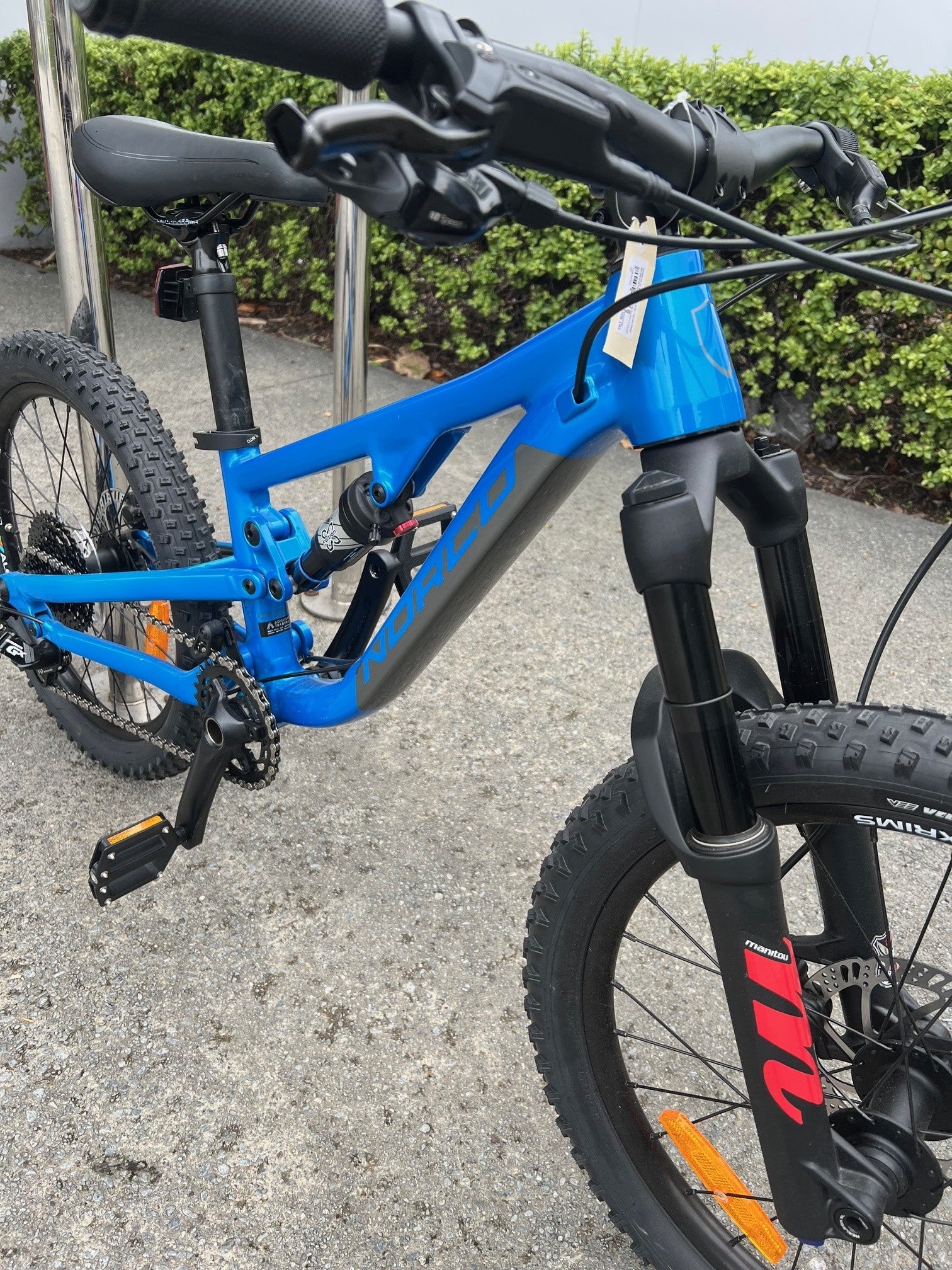 Norco Fluid FS 20” Kid’s Mountain Bike Blue/Charcoal
