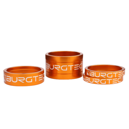 Burgtec Stem Spacers Iron Bro Orange