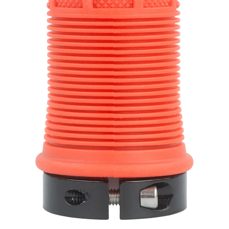 Oxford Driver Lock-On Grips Orange - Webbed Grip
