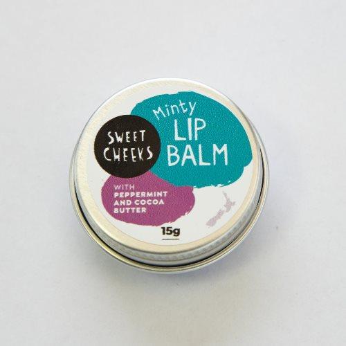 Sweetcheeks NZ Minty Lip Balm 15gm