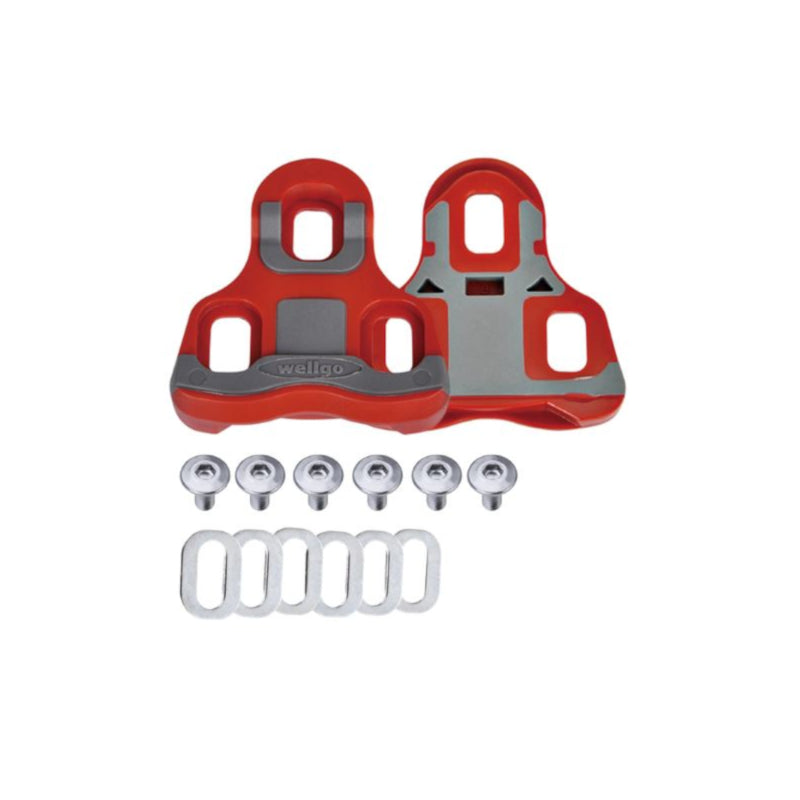 Wellgo RC-7B Red Cleats