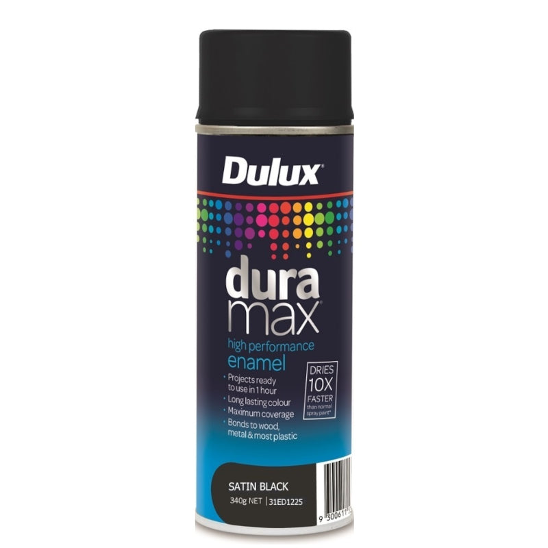 Dulux Duramax Satin Black Enamel